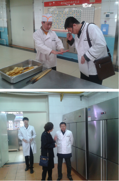 后勤管理处组织相关部门检查食堂安全工作